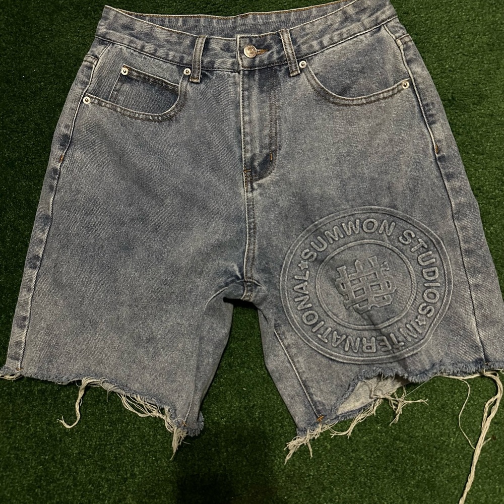 Men's Blue Jean Shorts